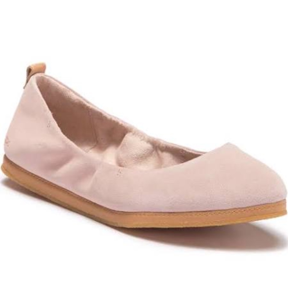 TOMS suede flat. Great condition.